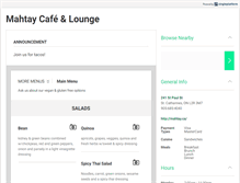 Tablet Screenshot of mahtay.ca